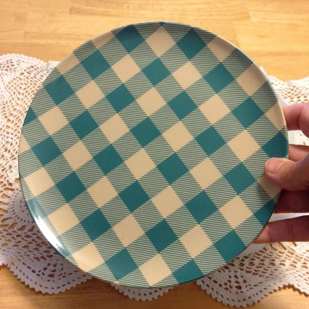 Eight new melamine plates from Target